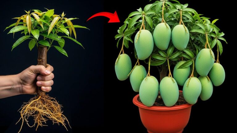 Ein einfacher Trick, um Mango-, Soursop- und Sapodilla-Bäume blitzschnell zu vermehren…