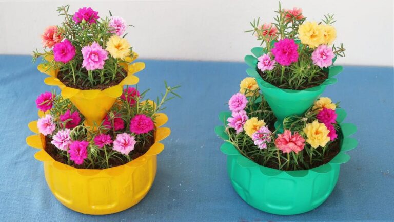 Diese einfache Idee verwandelt alte Plastikflaschen in traumhafte Blumenpötte für deinen