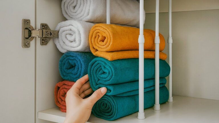 14 geniale Tricks mit Spannstangen für ein super organisiertes Zuhause