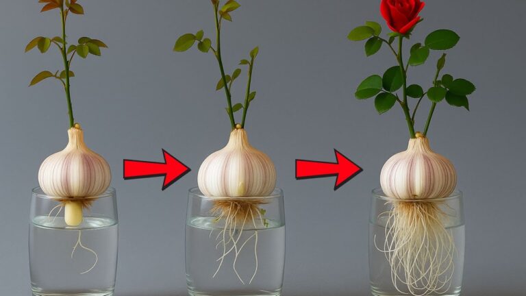 5 Schritte, um mit Knoblauch Rosen zu bewurzeln – So gelingt es garantiert!
