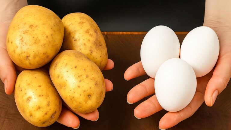4 Kartoffeln und 3 Eier: So gelingt das einfachste Rezept für jeden Tag!