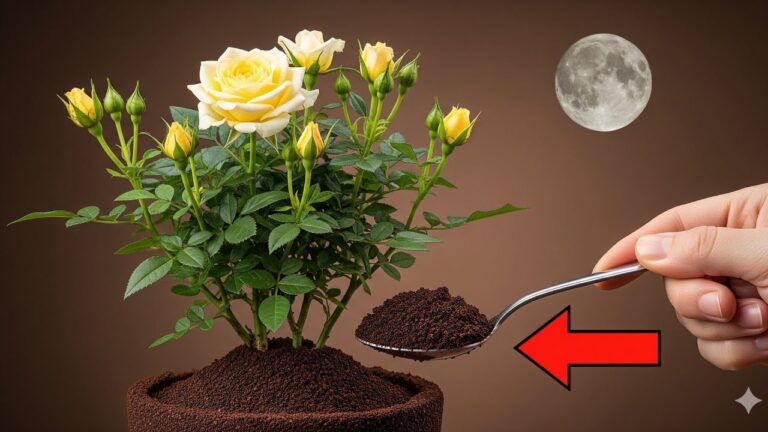Entdecke 1 erstaunlichen Löffel Mix für blühende Rosen wie nie zuvor!