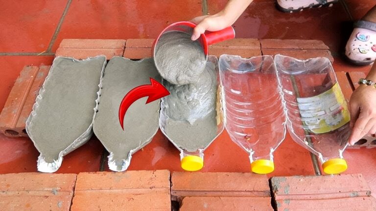 Cement in Flasche gießen: 5 faszinierende Ergebnisse, die du nicht erwarten würdest!