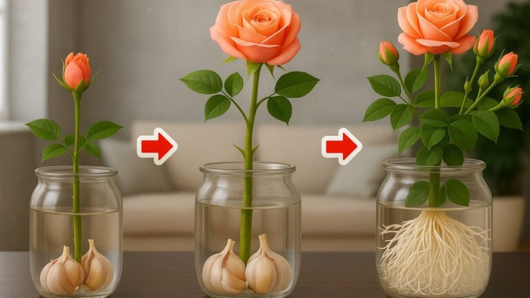 5 Schritte: Rosenstecklinge in Knoblaukwasser für atemberaubende Wurzeln!