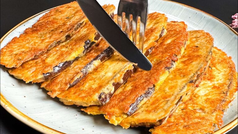 2 Auberginen und 5 Eier: Entdecke dieses verrückte Familienrezept!