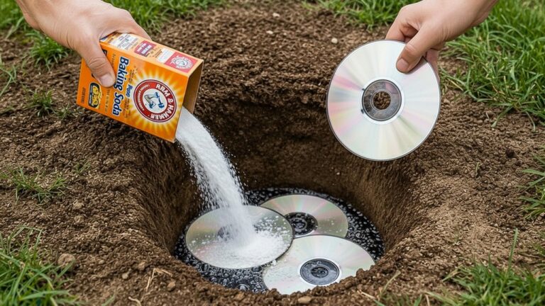 Entdecke 5 geniale Tricks mit Backpulver und alten CDs für deinen Garten!