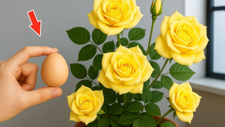 Entdecke den genauen Trick mit 1 Ei zur einfachen Ausbreitung von Rosen!