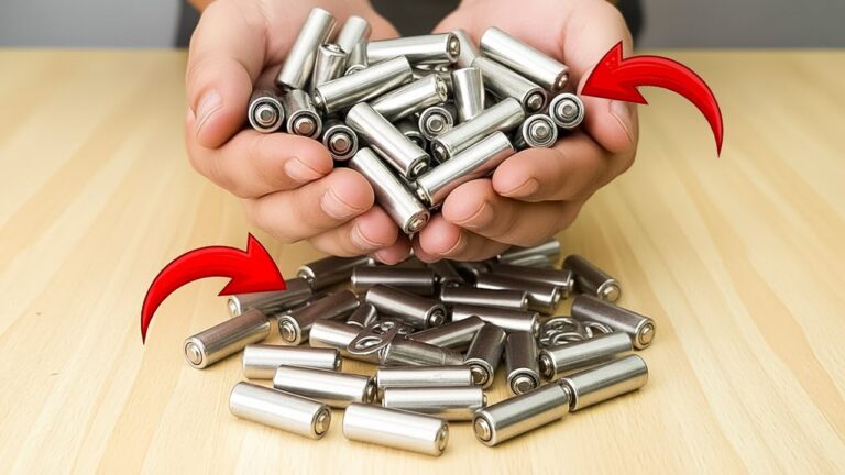 10 überraschende Verwendungsmöglichkeiten für alte AA-Batterien, die du kennen solltest!