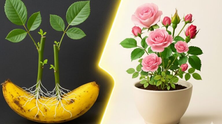 5 geniale Tipps: So ziehen deine Rosenschnitte in Bananen blitzschnell Wurzeln!