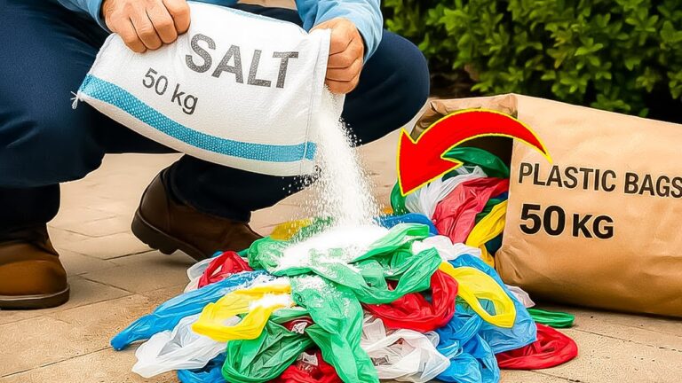 5 geniale Tricks mit Plastiktüten und Salz, die du unbedingt ausprobieren musst!