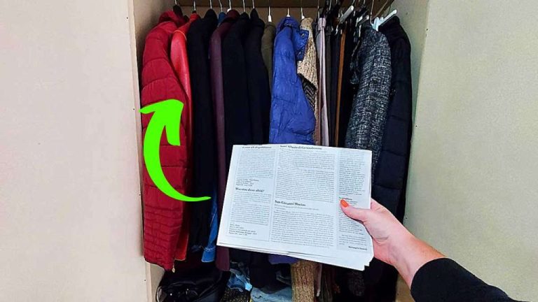 Der Trick mit dem Tuch: So entfernen Sie schlechte Gerüche aus Schränken
