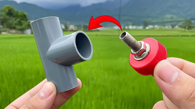 Überrasche alle: 5 geniale Ideen mit einer Flaschenverschlus und PVC-Rohr!