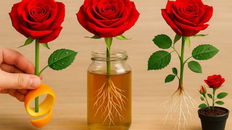 So bringst du aus einem Rosenschnitt innerhalb einer Nacht hunderte Wurzeln hervor!