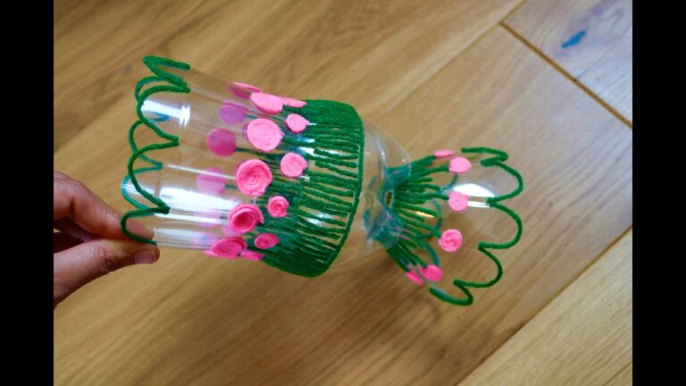 10 kreative Ideen für Blumenvasen aus Plastikflaschen, die dein Zuhause verschönern!