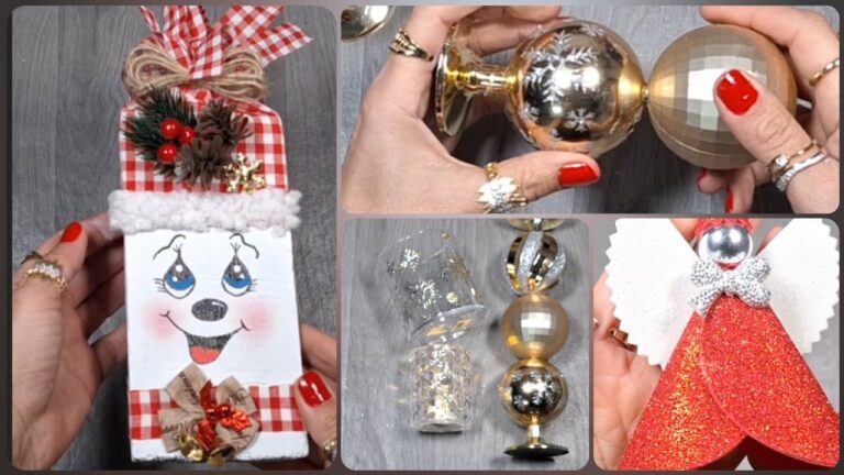4 einfache und dekorative DIY-Weihnachtsideen, die dein Fest verschönern!