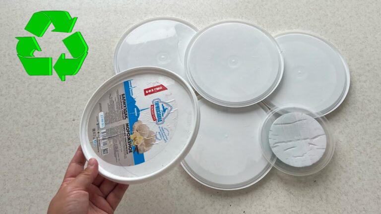 10 kreative Ideen für wunderschöne Deko aus Plastikfolien, die du lieben wirst!