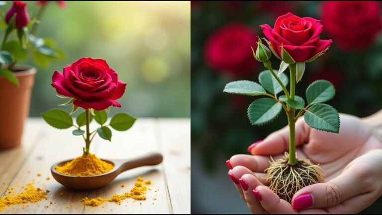 3 Schritte für instantan wachsende Rosen mit diesem natürlichen Mix!