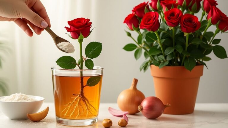 1 Teelöffel dieses Pulvers verwandelt Rosen über Nacht – entdecke das Geheimnis!