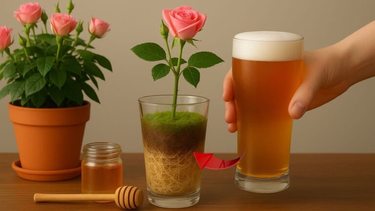 5 natürliche Methoden, um Rosenäste 5-mal schneller wachsen zu lassen
