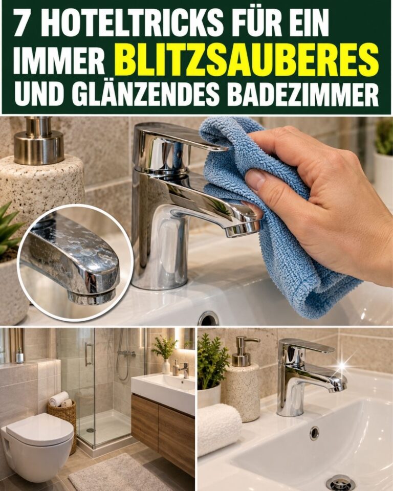 7 Hoteltricks für ein immer blitzsauberes und glänzendes Badezimmer